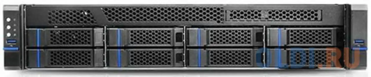 Серверный корпус 2u chenbro rm23808h03*15139 2 х 800 вт чёрный серый, фотография 1