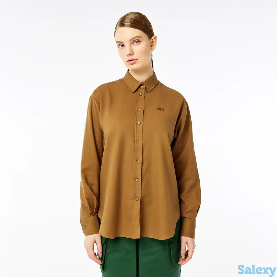 Женская рубашка lacoste relax fit fit, фотография 1