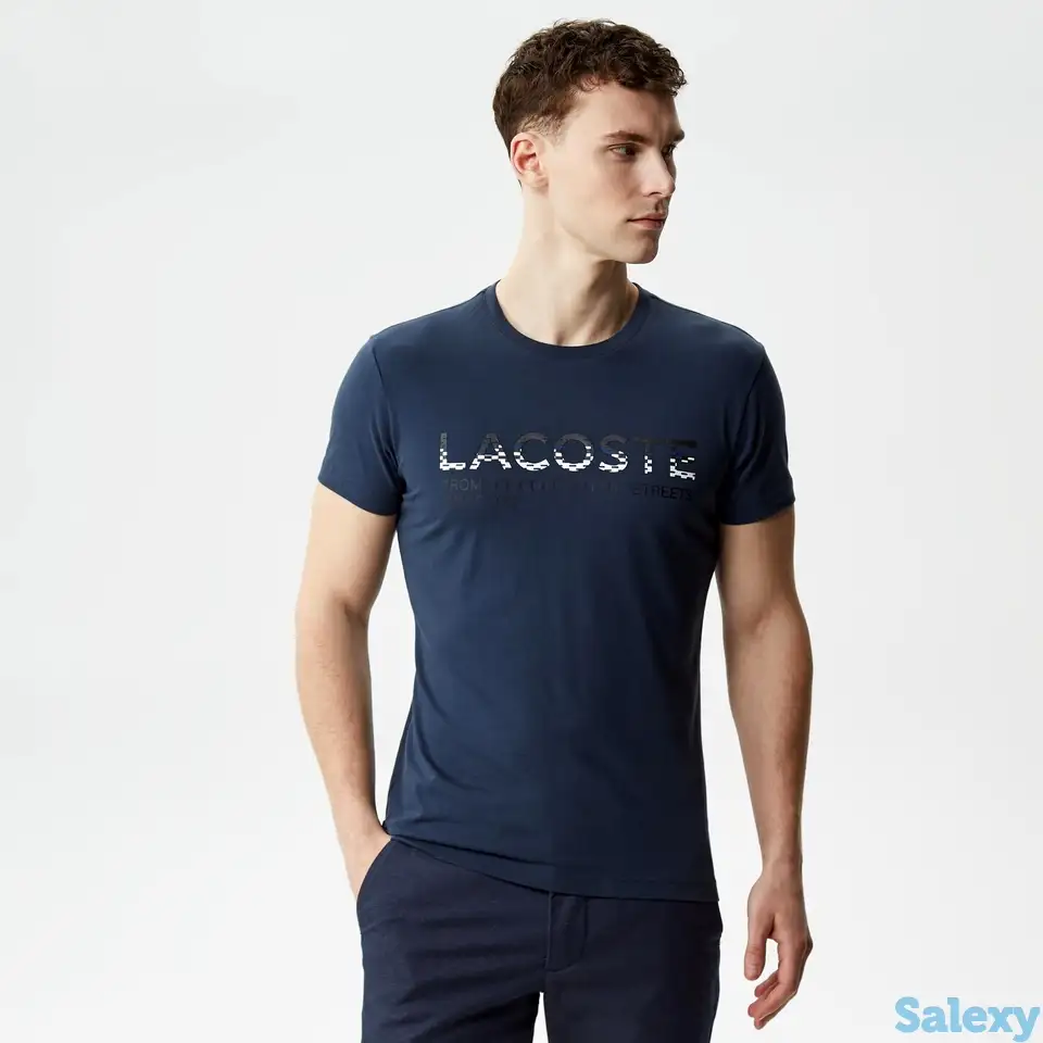 Мужская футболка lacoste regular fit, фотография 1