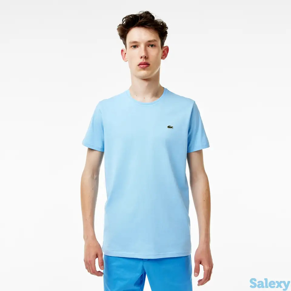 Мужская  футболка lacoste с круглым вырезом, фотография 1