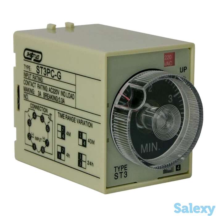 Реле времени 220V ST3PC-G (4-24h) Энергия, фотография 1