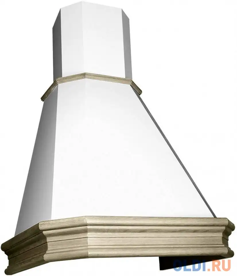 Вытяжка каминная elikor пергола 60п-650-п3л бежевый дуб неокрашенный, фотография 1