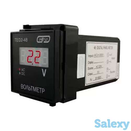 Bольтметр цифровой TED2-48 АС 0-300V Энергия, фотография 2