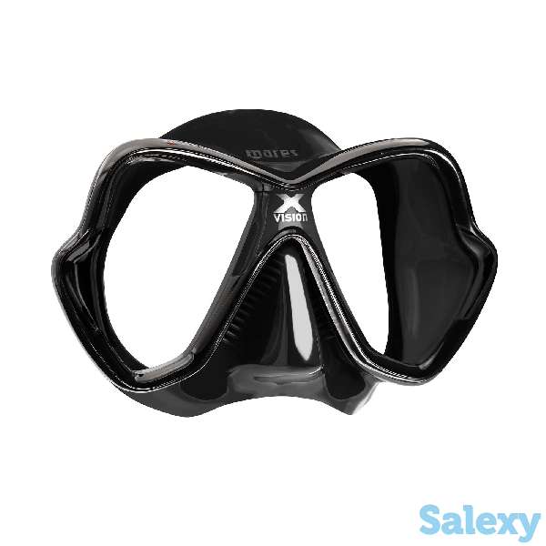Маска для плавания mares x-vision, для взрослых - ц.обт.черный, ц.р.черный, фотография 3