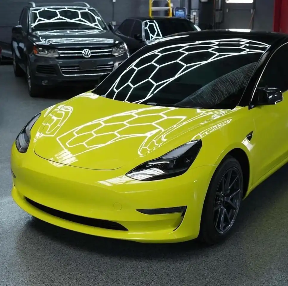 LED светильники соты линии любой рисунок для гаража, фотография 1