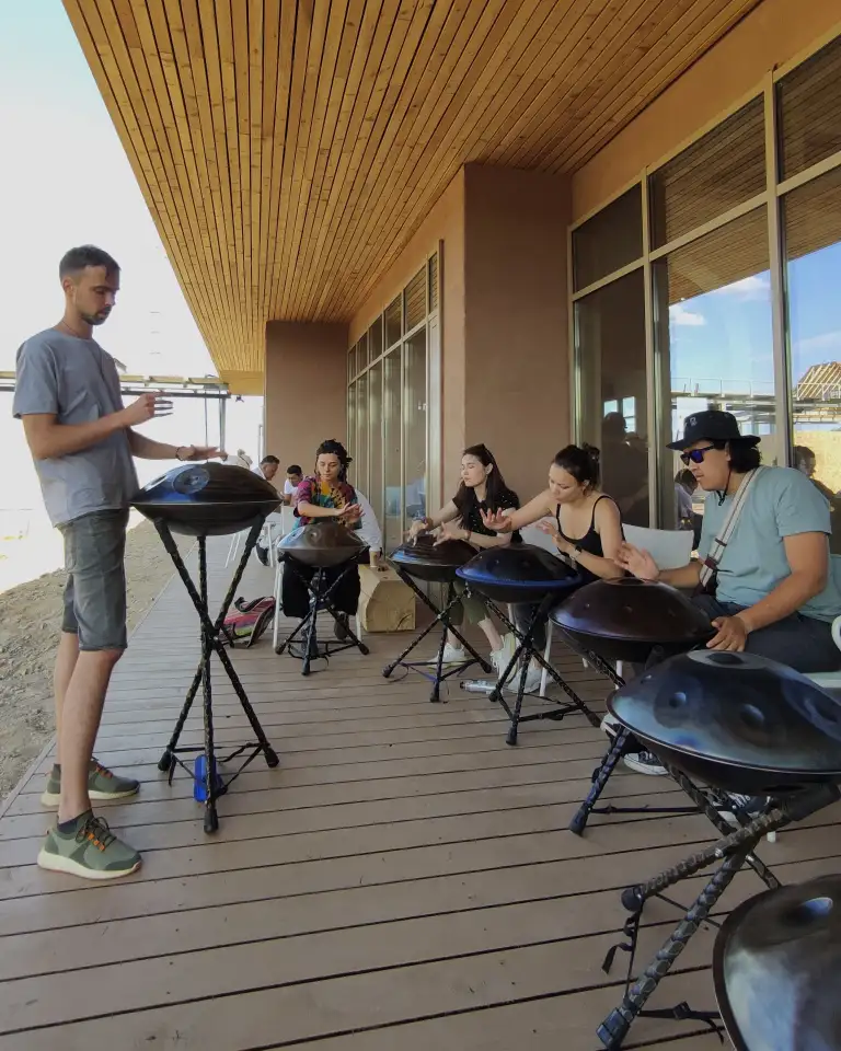 Музыкальные мастер-классы на ваших праздниках барабаны шанкобызы ханги хэндпаны бубны, фотография 1