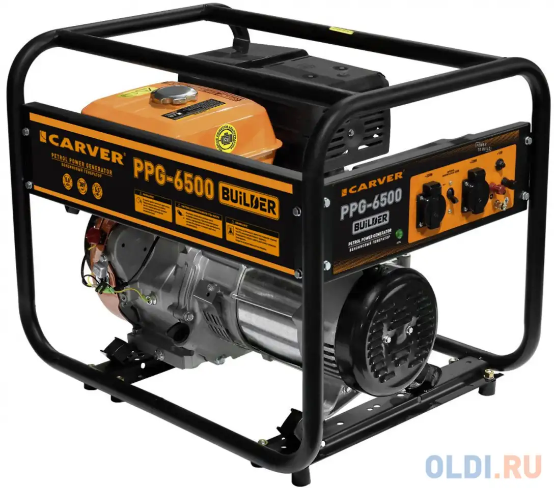 Генератор carver ppg- 6500 builder 9.6квт, фотография 1