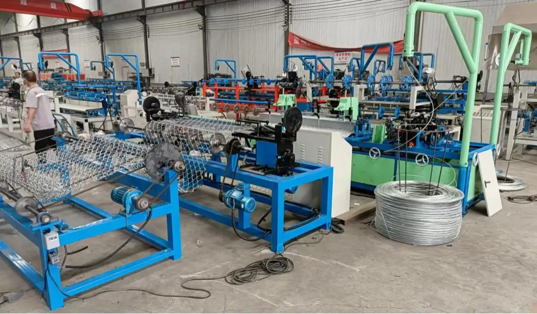 двойной станок для производства   сетки рабицы   модель JB3500, фотография 1