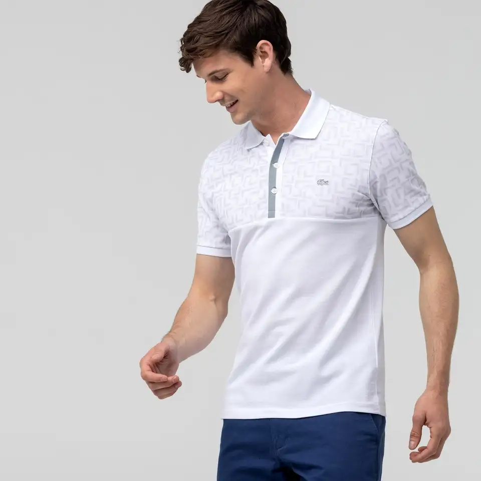 Мужское поло lacoste short sleeve, фотография 1