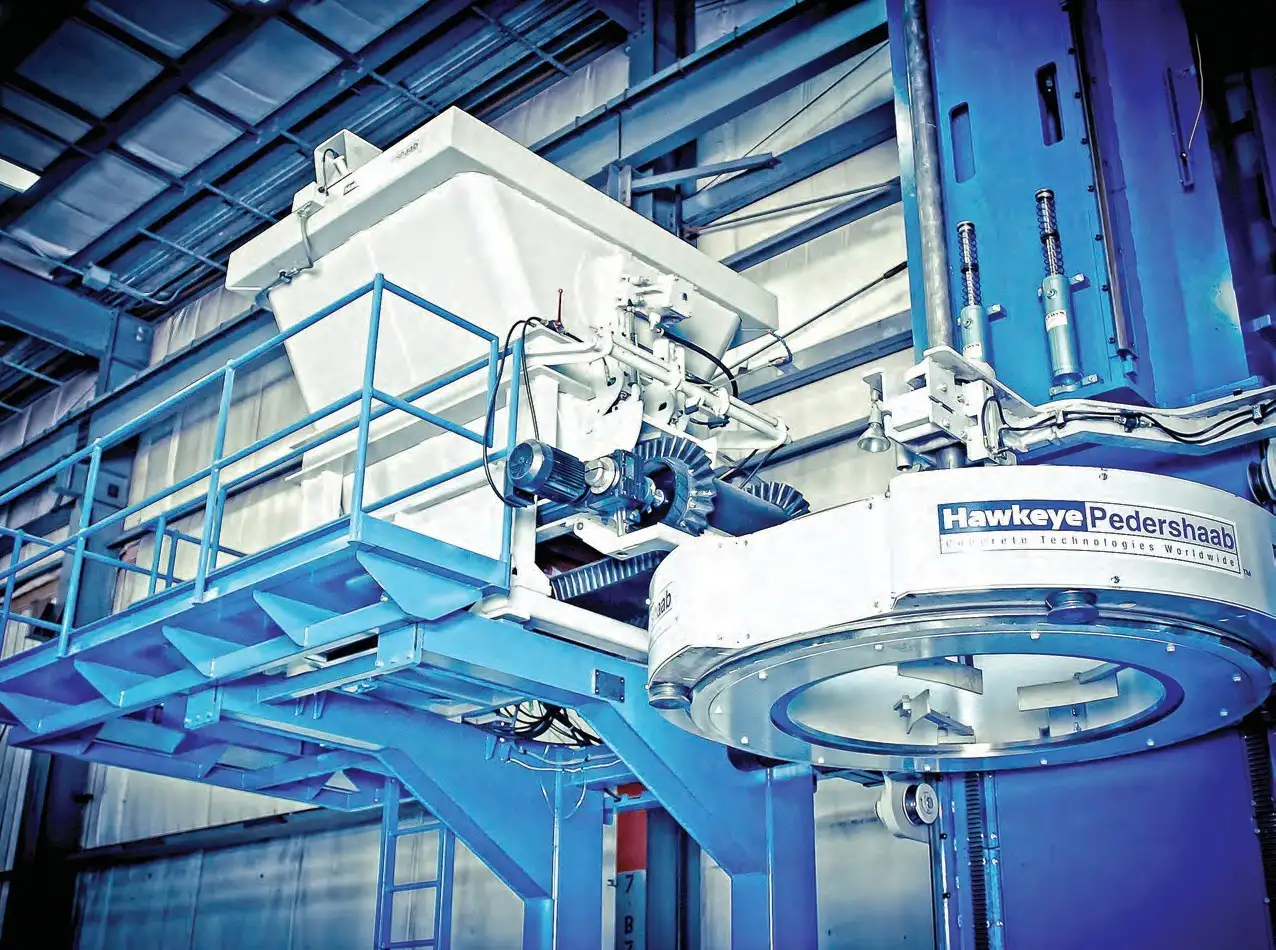 Высокопроизводительная линия для производства бетонных труб HawkeyePedershaab модель ePak., фотография 4