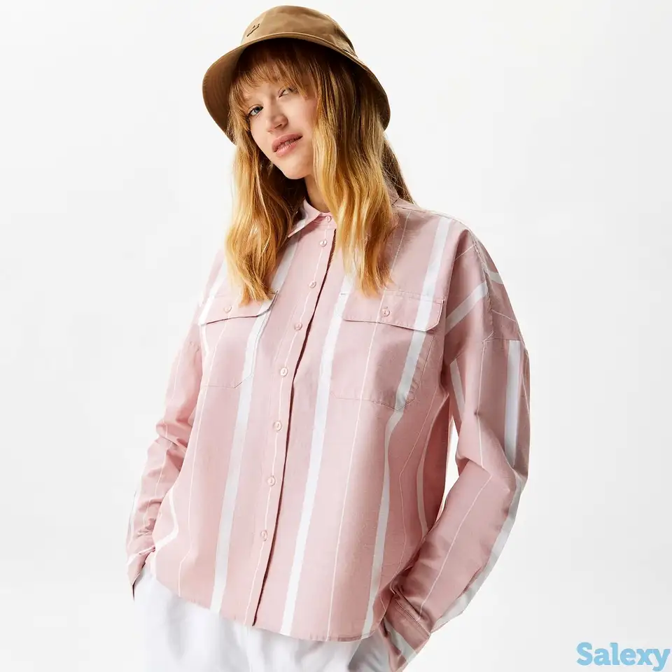 Женская рубашка lacoste свободной посадки, фотография 1