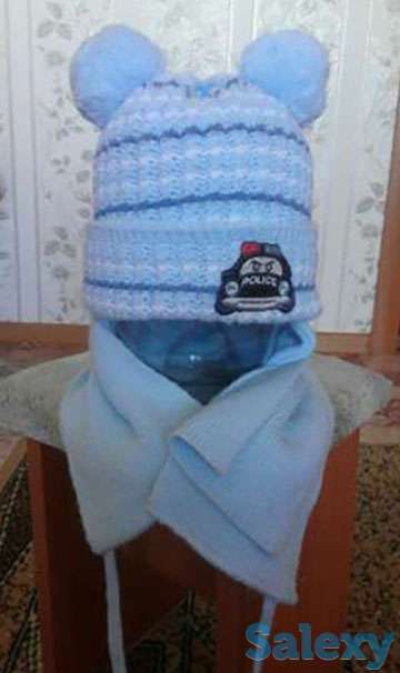 Шапка +шарф, фотография 1