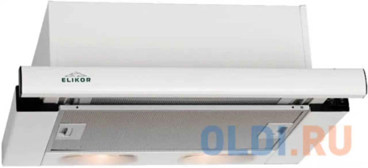 Вытяжка встраиваемая elikor интегра 60п-400-в2л белый, фотография 1