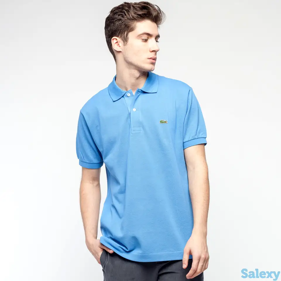 Мужское поло lacoste l1212 classic fit, фотография 1