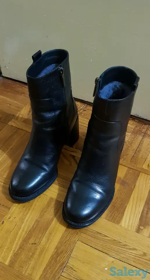 Кожаные полусапоги, фотография 1