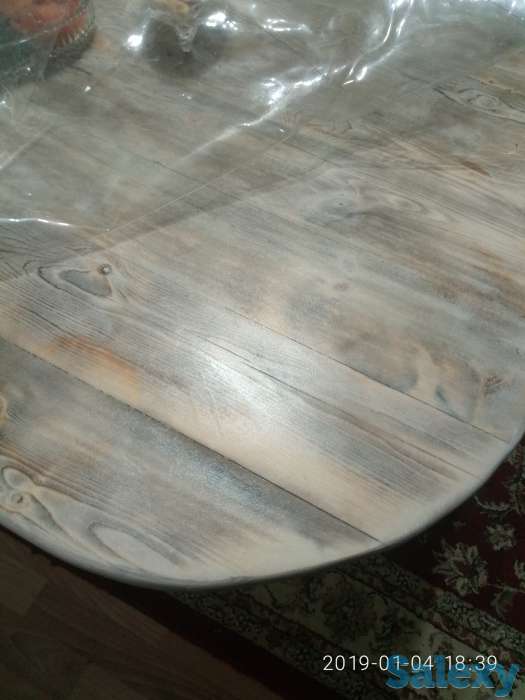 деревянный стол из массива сосны, фотография 3