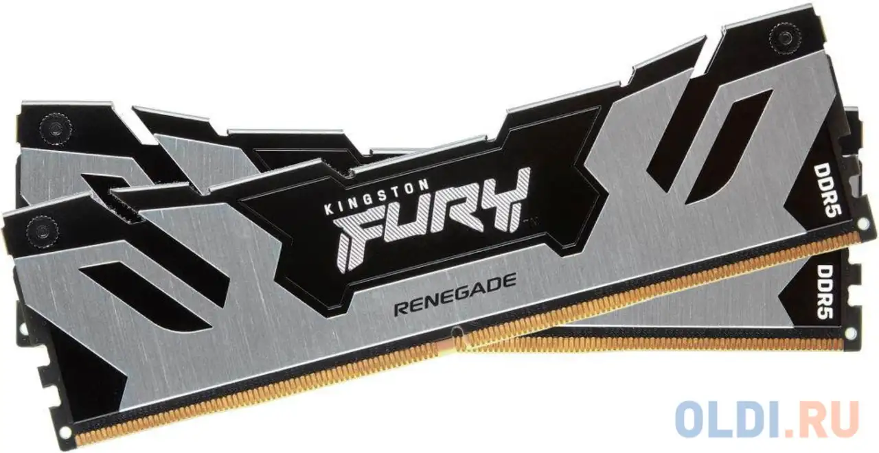Оперативная память для компьютера kingston fury renegade silver dimm 32gb ddr5, фотография 1