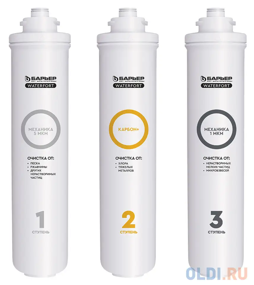 Комплект картриджей барьер waterfort осмо, фотография 1