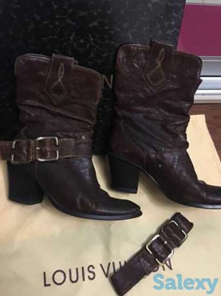 Кожаные полусапоги, фотография 1