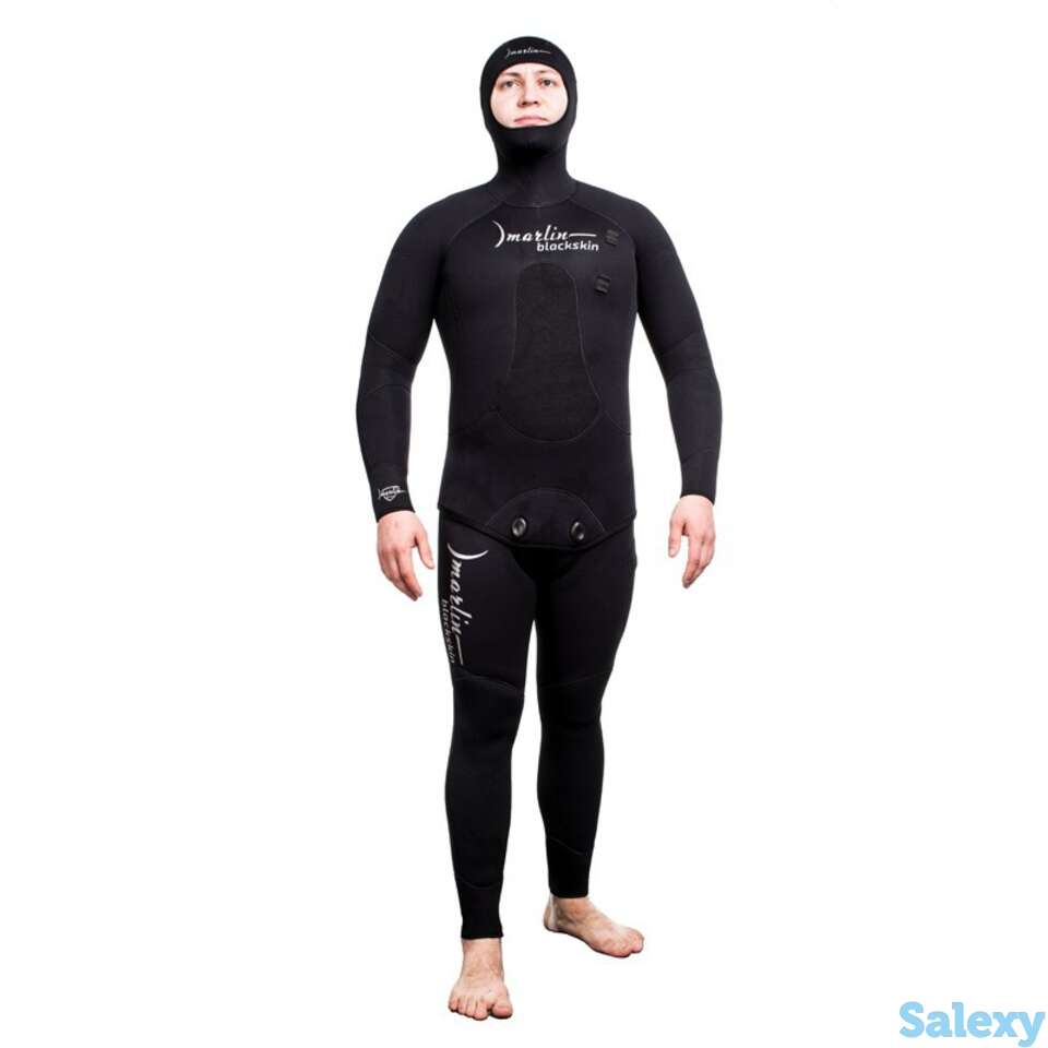Гидрокостюм marlin blackskin черный, 3 mm, фотография 1