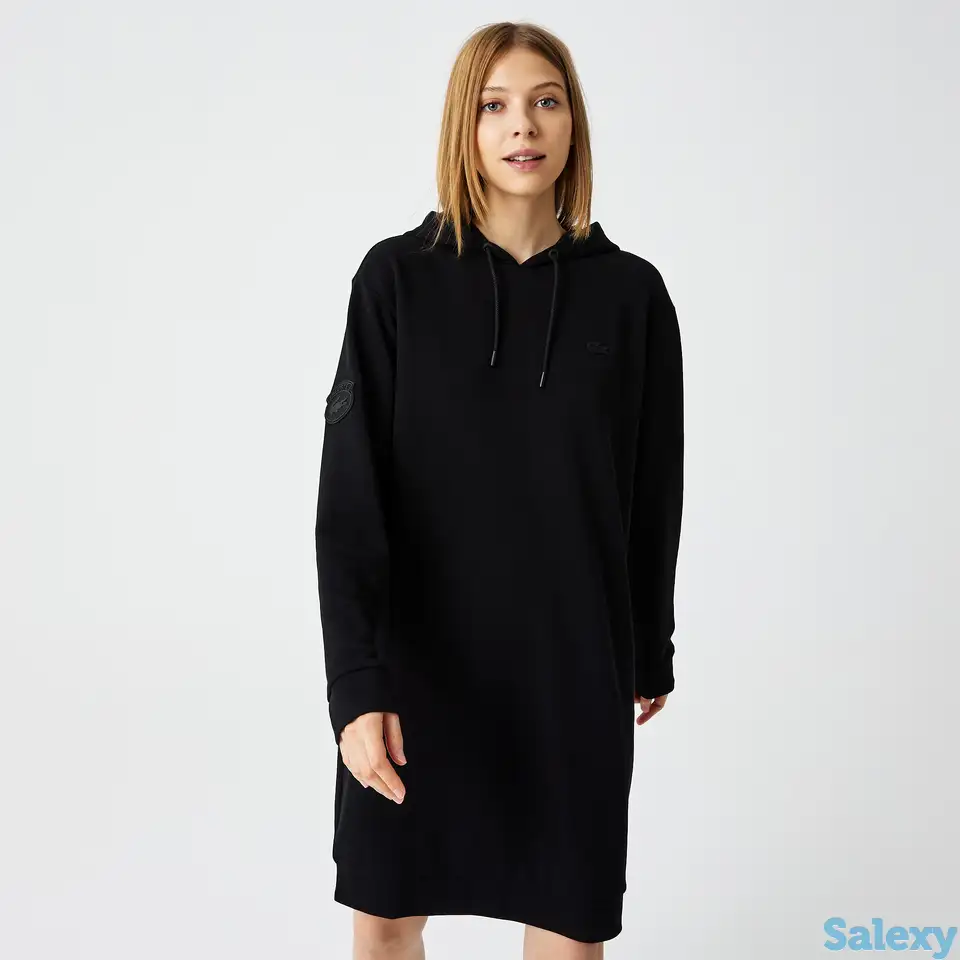 Женское платье lacoste loose fit с длинным рукавом, фотография 1