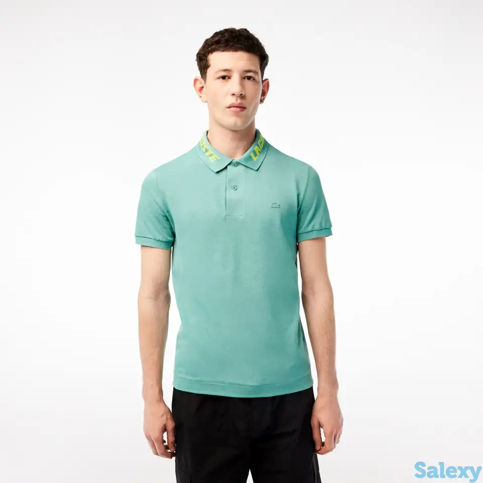 Мужское поло lacoste из эластичного хлопка, фотография 1