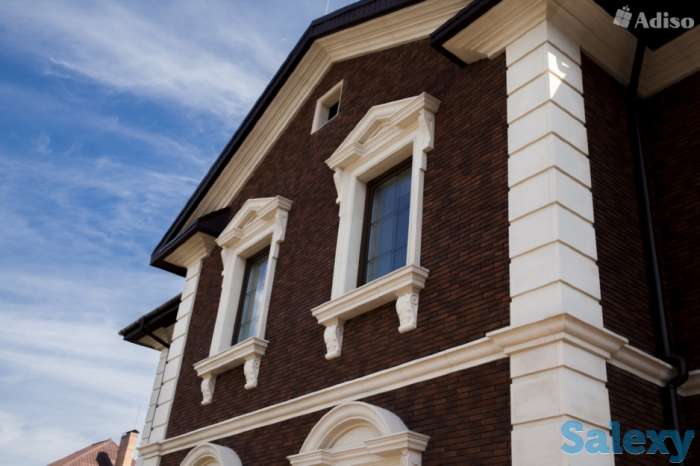 Отделка фасадов мрамором, травертином и гранитом., фотография 2