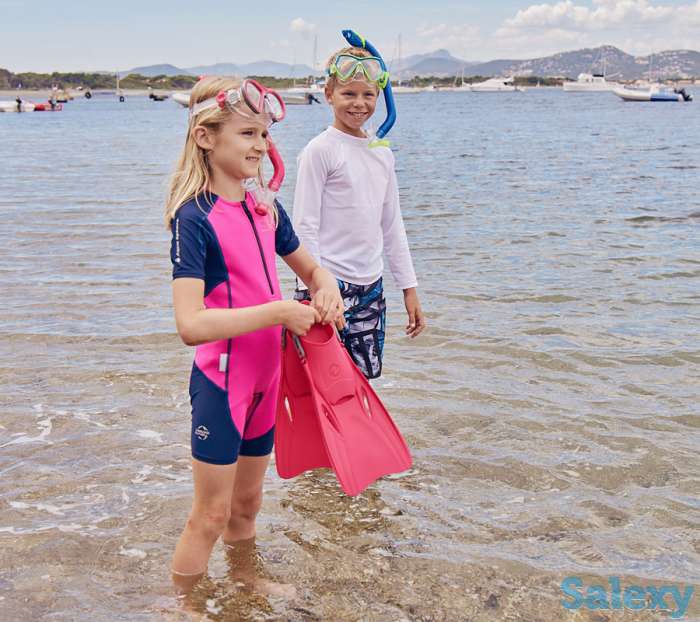 Гидрокостюм-шорти stingray, детский, 2 мм, pink/navy blue hp,, фотография 6