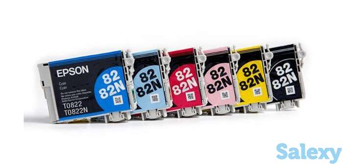 Комплект оригинальных картриджей для epson stylus photo r295, фотография 1