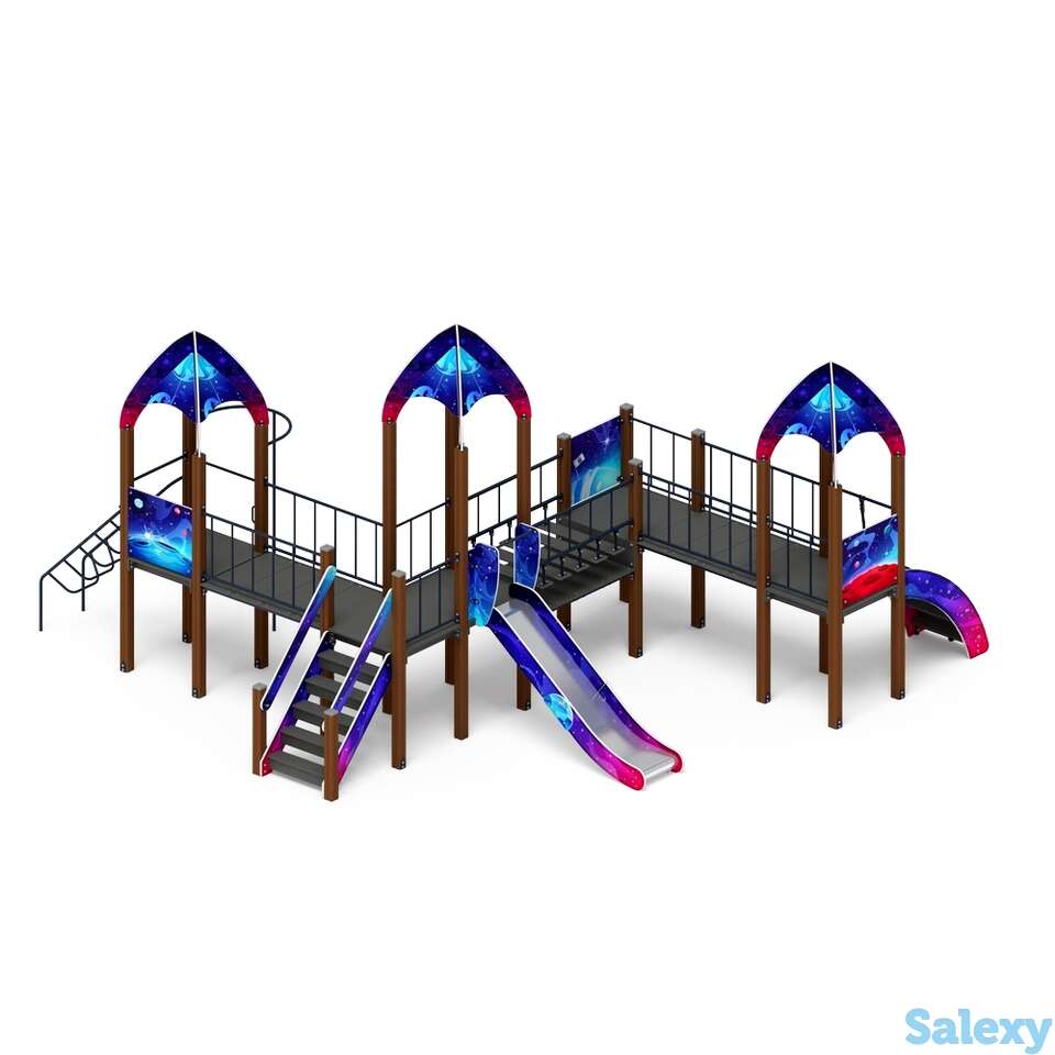 Детский игровой комплекс «космопорт (космос)» дик 2.14.07-02 н=1200, фотография 1