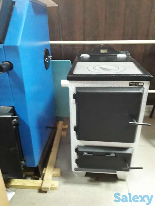 WIRT Taiga – серия котлов твердотопливных кВт. Отопление S от 50 до 1000 м2. Комплектуется термометром, фотография 1