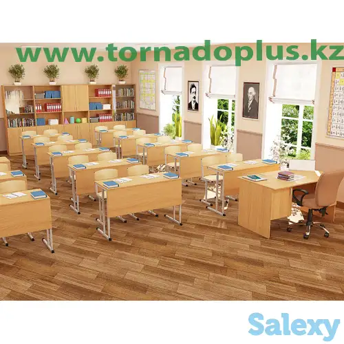 Школьная мебель. Стулья, парты, столы рабочие лабораторные демонстрационные, пеналы в РАССРОЧКУ напрямую с фабрики, фотография 4