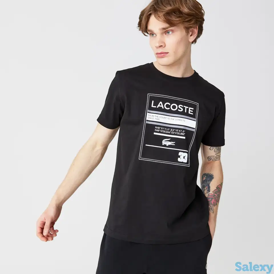 Футболка lacoste slim fit, фотография 1