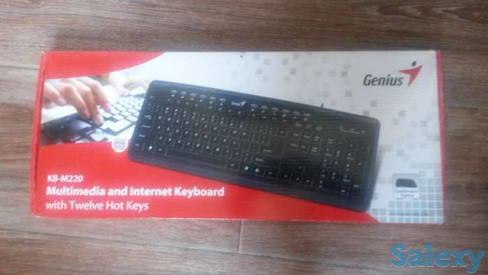 мультимедийная клавиатура Genius KB-M220/PS2;НОВЫЙ, фотография 1