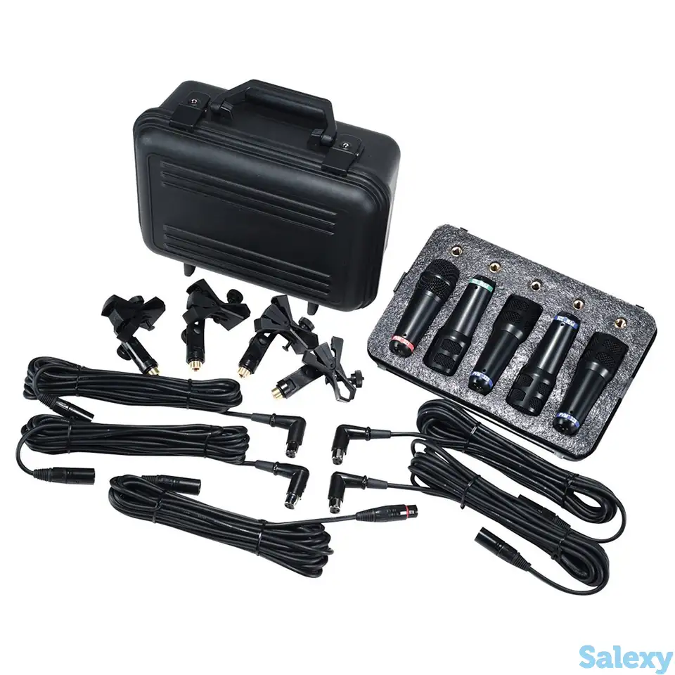 Набор микрофонов для барабанной установки peavey pvm dms-5, фотография 1