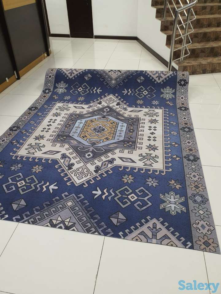 Коврик Голубой Кечуа ковер ковровая дорожка Ширина 200 см, фотография 2