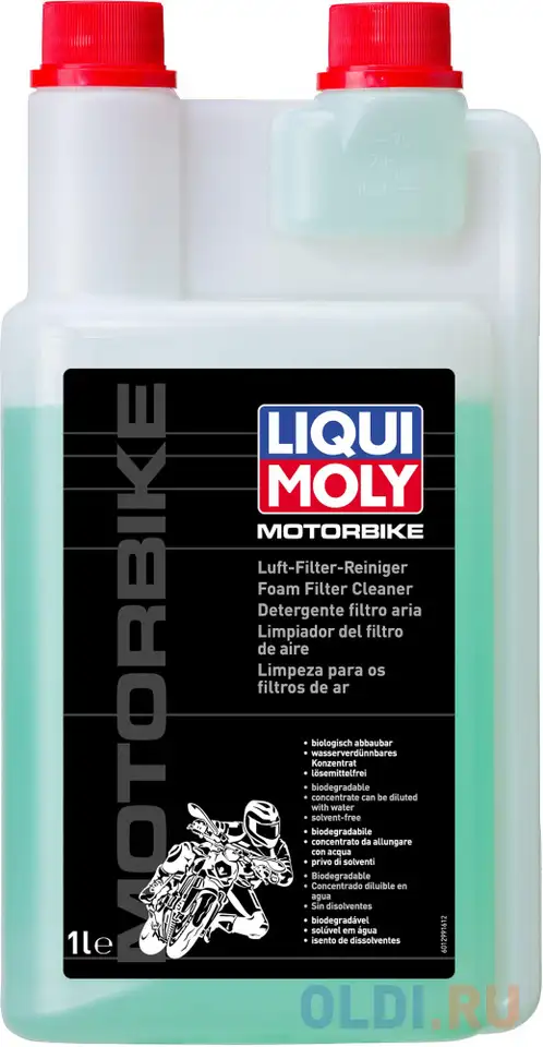Очиститель воздушных фильтров liquimoly motorbike luft-filter-reiniger мототехники (концентрат) 1299, фотография 1