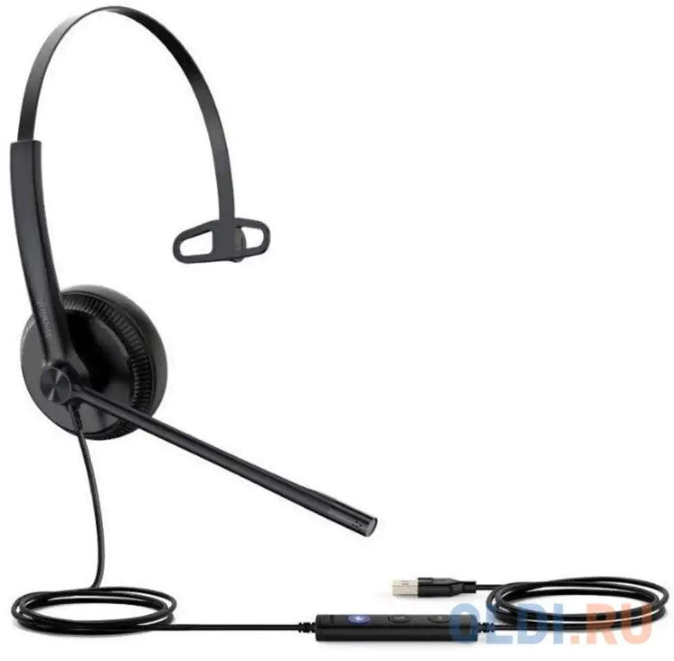 Гарнитура yealink uh34 mono uc черный, фотография 1