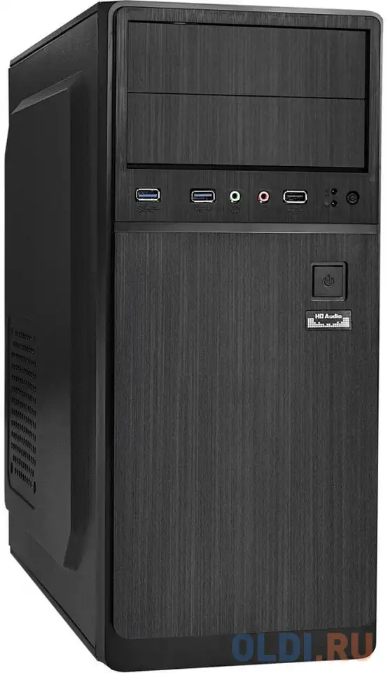 Корпус atx exegate xp-402u2 600 вт чёрный, фотография 1