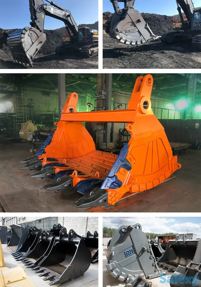 Ковш, гидромолот, гидровращатель, бетонолом, УРО, фотография 11