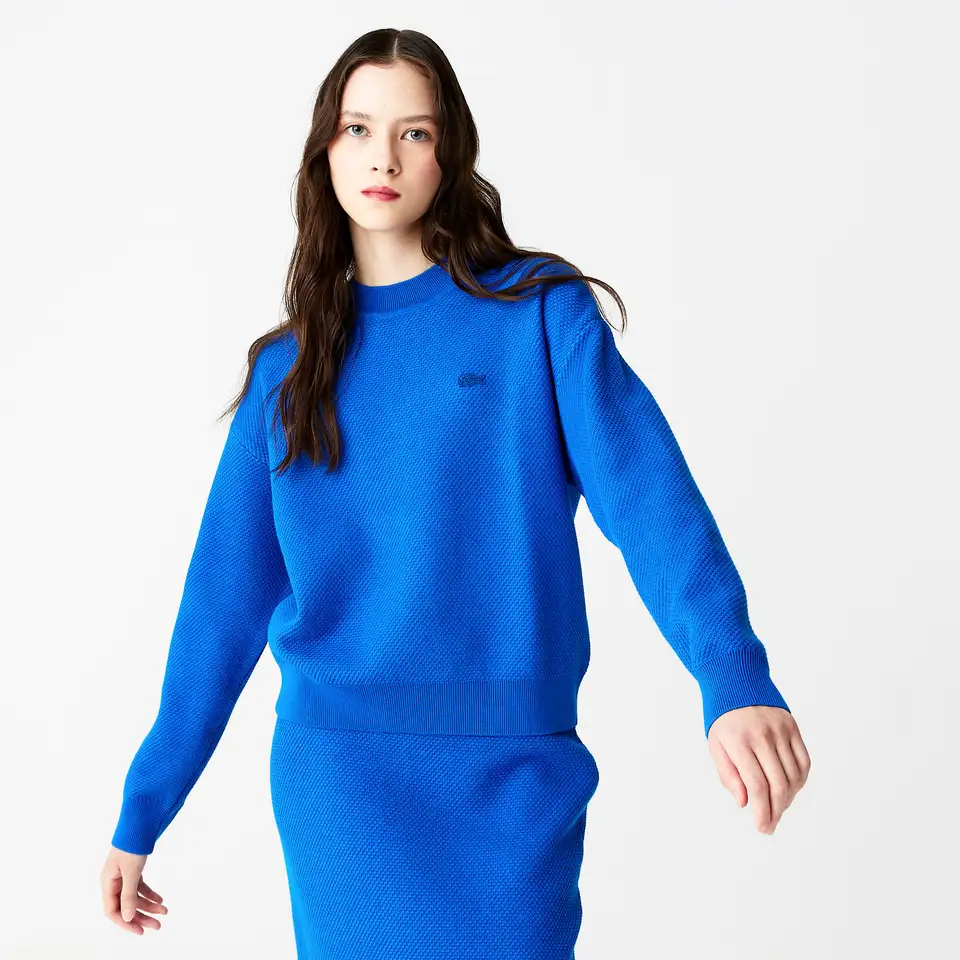 Женский свитер lacoste loose fit, фотография 1
