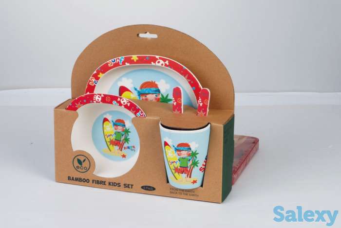 Детская посуда из бамбука, фотография 12