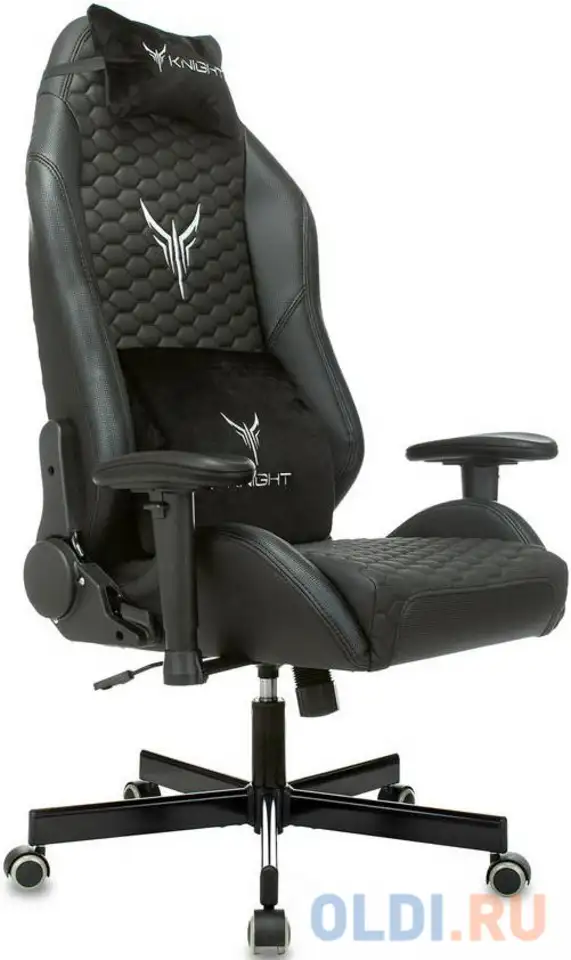 Кресло для геймеров knight neon чёрный, фотография 1