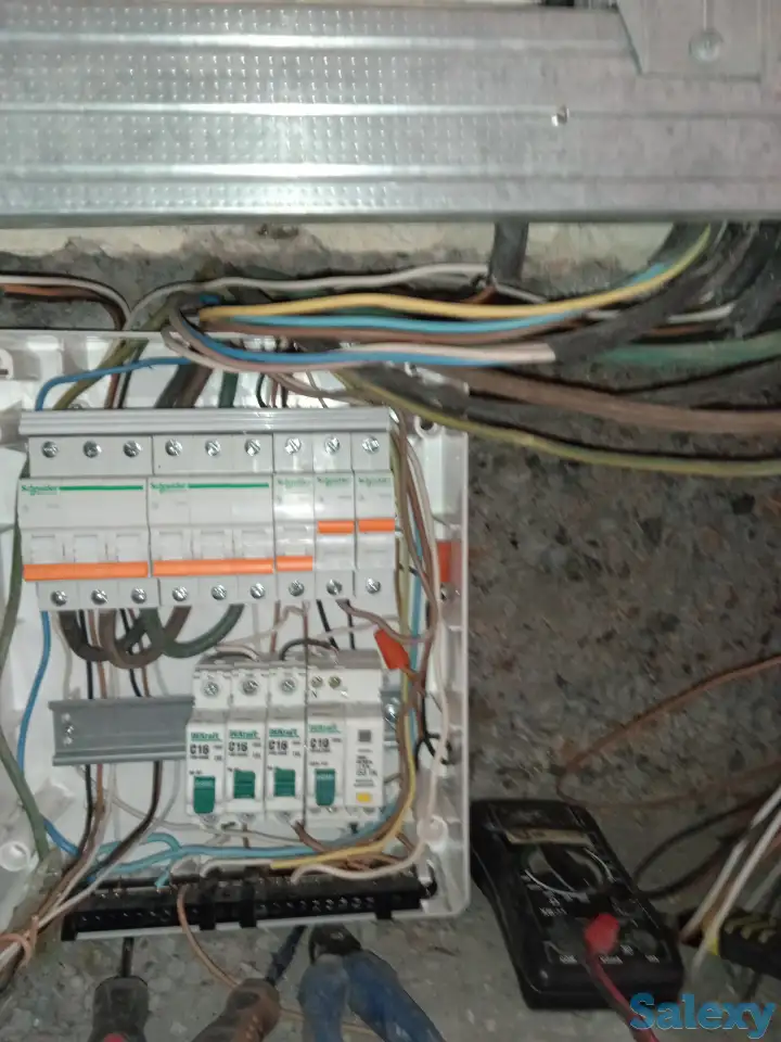 Электромонтажные работы, услуги электрика, фотография 1