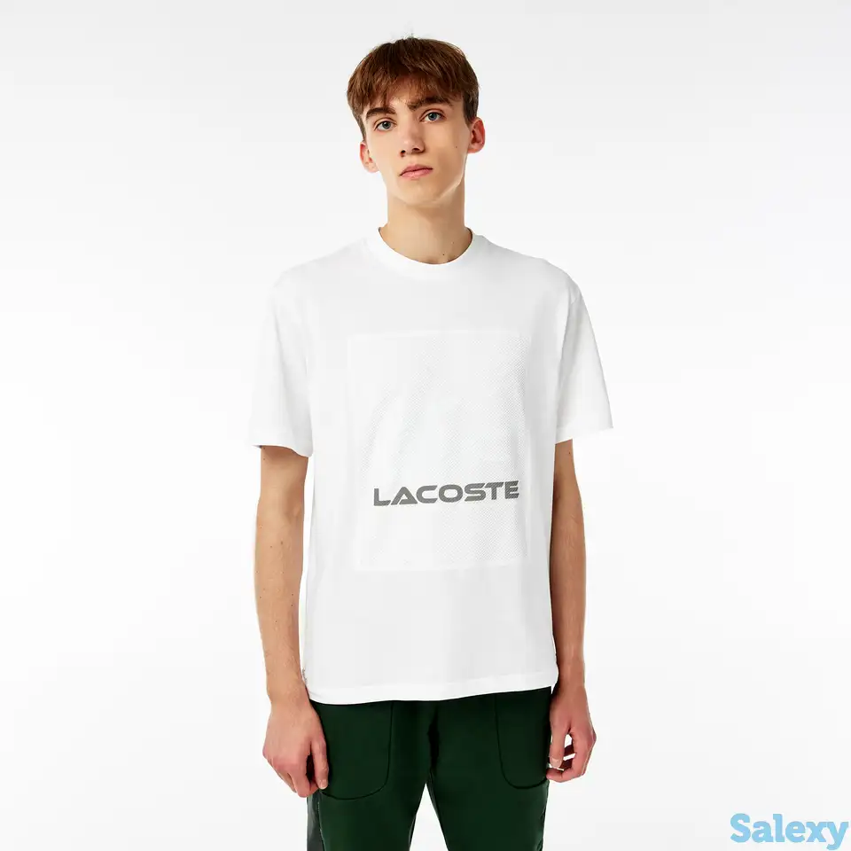 Мужская хлопковая футболка lacoste, фотография 1