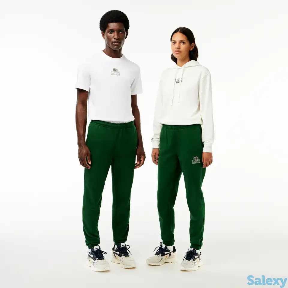 Мужские спортивные брюки lacoste с флисом, фотография 1