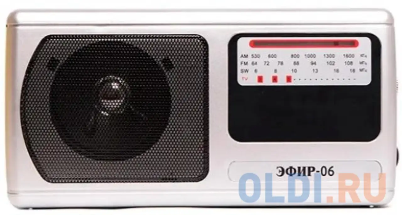 Радиоприемник портативный сигнал эфир-06 черный, фотография 1