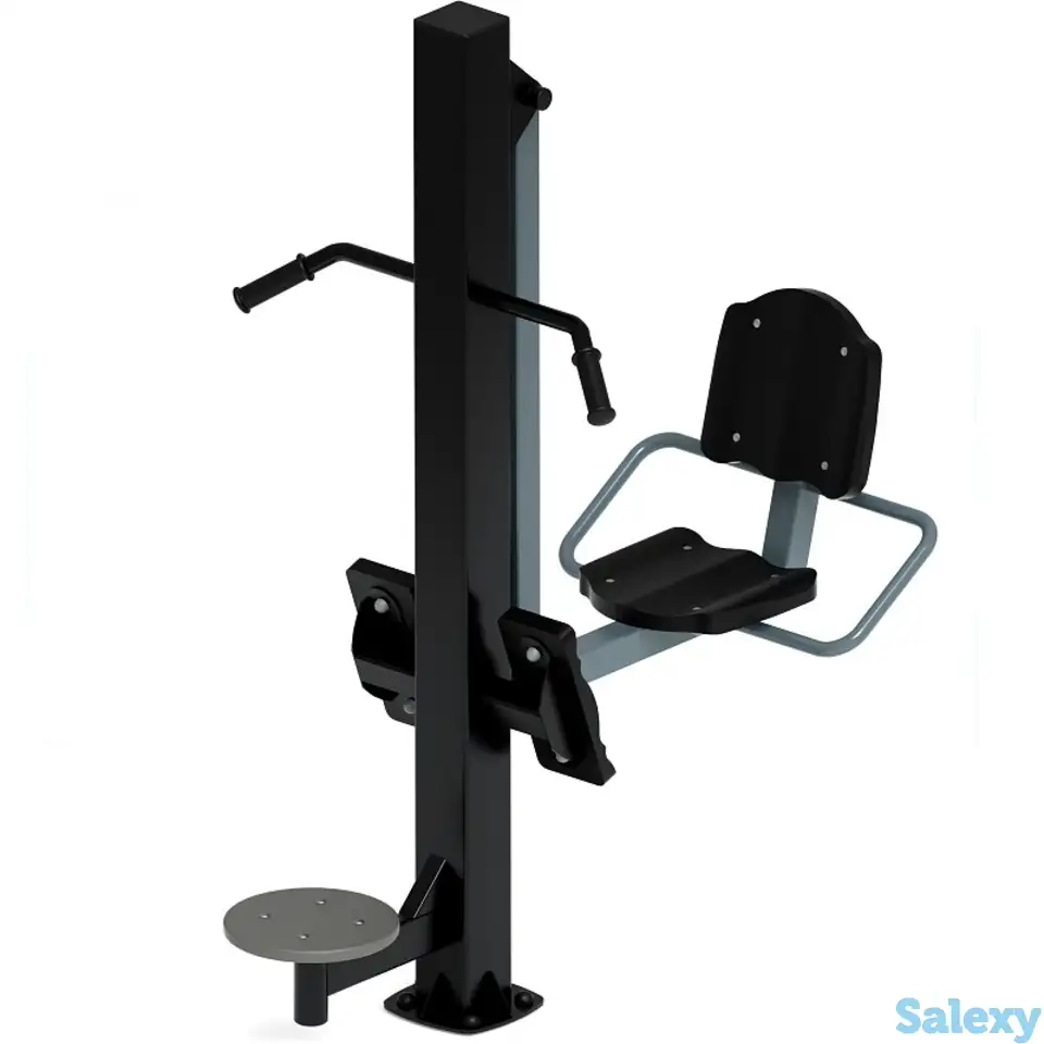 Жим ногами+твистер (серый) - уличный тренажер - ст 022-13, фотография 2