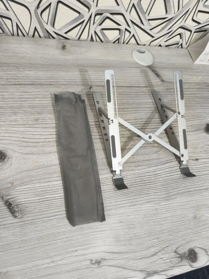 Подставка для ноутбука металлическая, складная, фотография 1