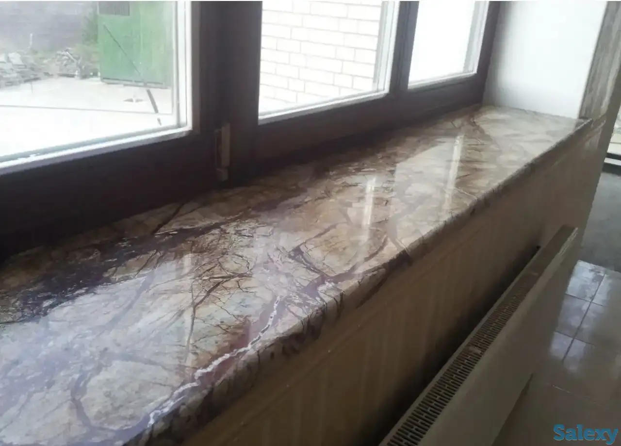 Подоконники из натурального и искусственного камня, фотография 7